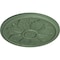 Ekena Millwork Kaya Ceiling Medallion (Fits Canopies up to 5 1/4"), Hnd-Painted Athenian Green, 23 5/8"OD x 1 1/2"P CM23KAAGF - alternate 3
